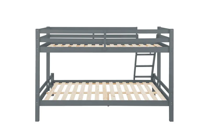 Køjeseng Alpi 280x142x143 cm, Grå - 280x142x143 cm, Grå - Møbler - Børnemøbler - Børneseng & juniorseng - Køjeseng børn