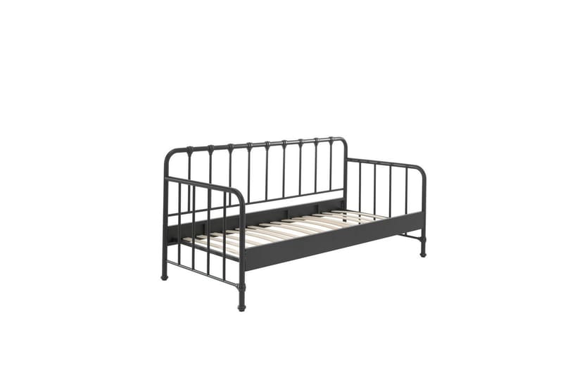 Køjeseng Bronxx Sort 90x200 cm - Møbler - Børnemøbler - Børneseng & juniorseng