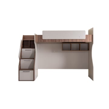 Køjeseng Homitis Milano (260 x 185 x 106 cm) creme/brun - Møbler - Børnemøbler - Børneseng & juniorseng - Højseng børn