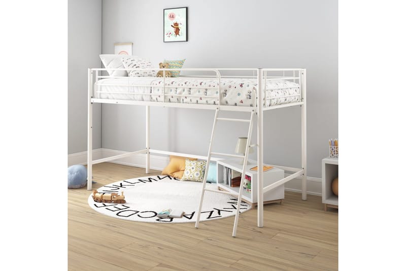 Køjeseng Jodie Hvid - Hvid - Møbler - Børnemøbler - Børneseng & juniorseng - Højseng børn