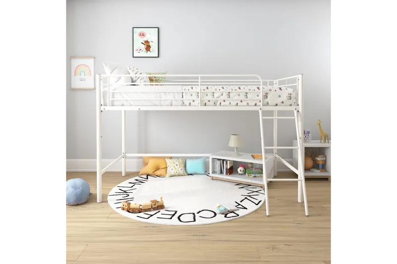 Køjeseng Jodie Hvid - Hvid - Møbler - Børnemøbler - Børneseng & juniorseng - Højseng børn