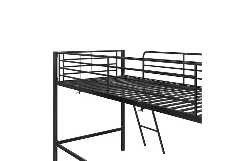 Køjeseng Jodie Sort - Sort - Møbler - Børnemøbler - Børneseng & juniorseng - Højseng børn