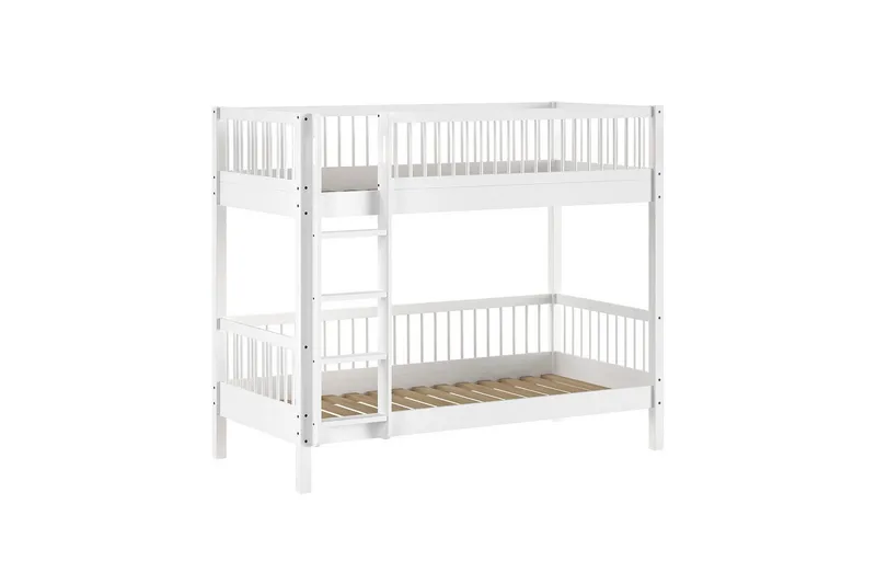 Køjeseng med skuffe og sikkerhedsgitter Forrest Bøg - Bøg - Møbler - Børnemøbler - Børneseng & juniorseng - Køjeseng børn