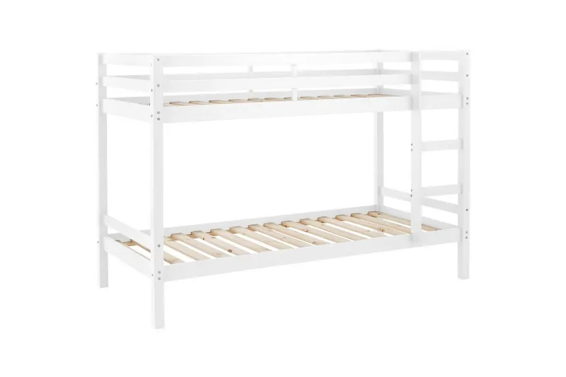 Køjeseng med to liggepladser Loft24 Køjeseng Alpi 208x103x143 cm, hvid Vit - Møbler - Børnemøbler - Børneseng & juniorseng - Køjeseng børn