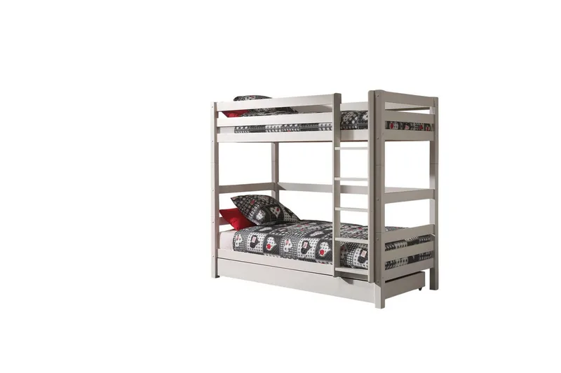 Køjeseng med UnderSeng Pino Hvid, 180 cm - Hvid, 180 cm - Møbler - Børnemøbler - Børneseng & juniorseng - Køjeseng børn