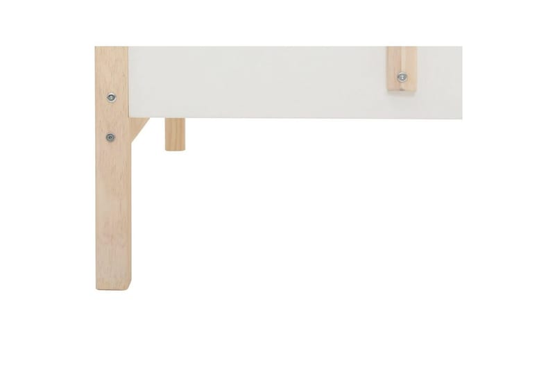 Køjeseng Square Line Hvid, 150x205x96 cm - Hvid, 150x205x96 cm - Møbler - Børnemøbler - Børneseng & juniorseng - Køjeseng børn