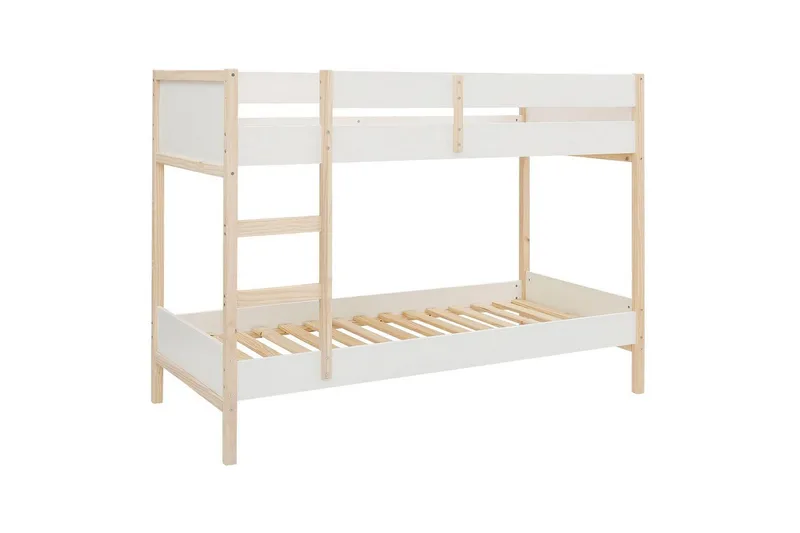 Køjeseng Square Line Hvid, 150x205x96 cm, Hvid, 150x205x96 cm