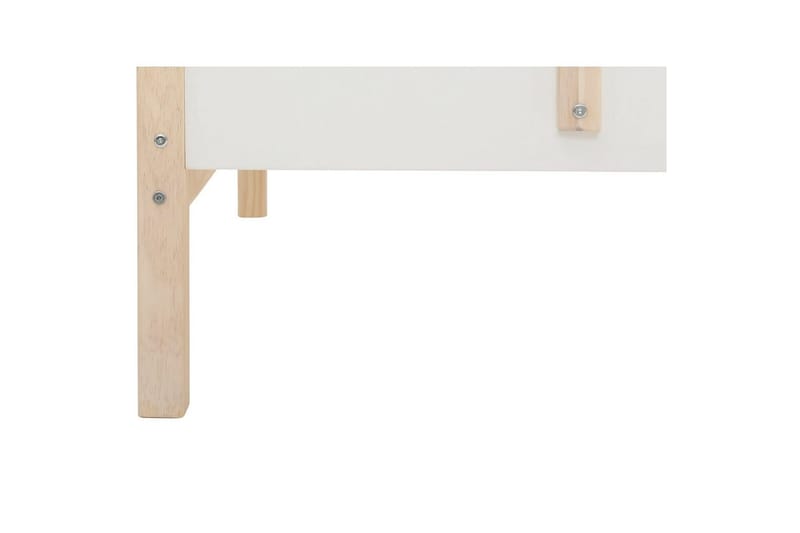 Køjeseng Square Line Hvid, 150x205x96 cm - Hvid, 150x205x96 cm - Møbler - Børnemøbler - Børneseng & juniorseng - Køjeseng børn
