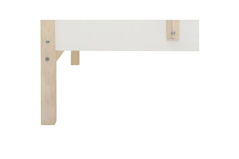 Køjeseng Square Line Hvid, 223x205x96 cm - Hvid, 223x205x96 cm - Møbler - Børnemøbler - Børneseng & juniorseng - Køjeseng børn
