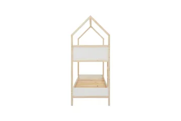 Køjeseng Square Line Hvid, 223x205x96 cm - Hvid, 223x205x96 cm - Møbler - Børnemøbler - Børneseng & juniorseng - Køjeseng børn