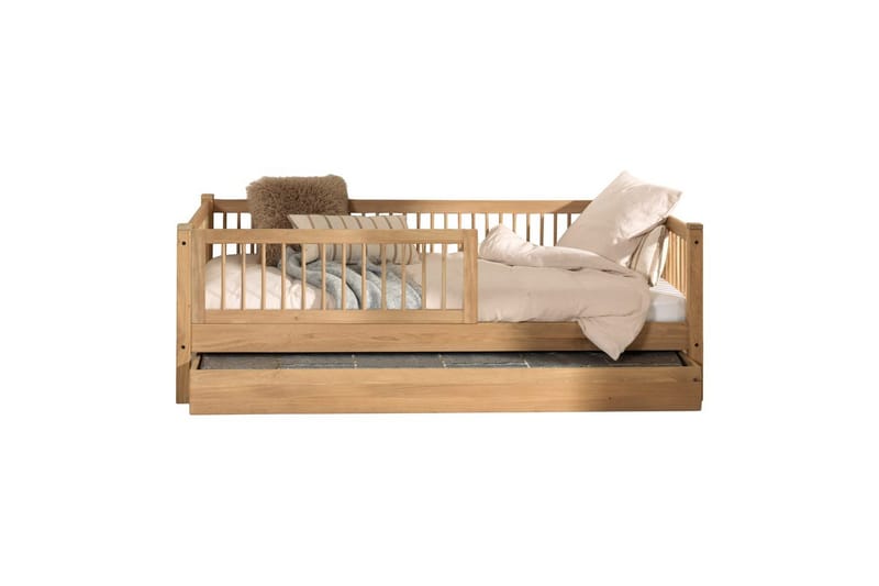 Kahytseng med skuffe og sikkerhedsgitter Forrest Egetræ, Egetræ