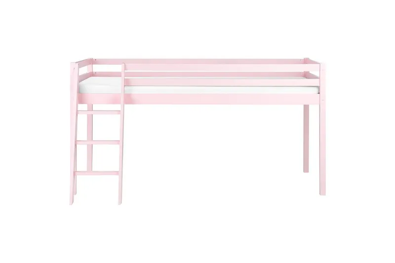 Lav køjeseng Ascoux - Lyserød - Møbler - Børnemøbler - Børneseng & juniorseng - Højseng børn
