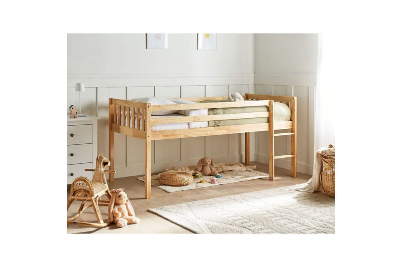Lav køjeseng Peipin - Lyst træ - Møbler - Børnemøbler - Børneseng & juniorseng - Højseng børn