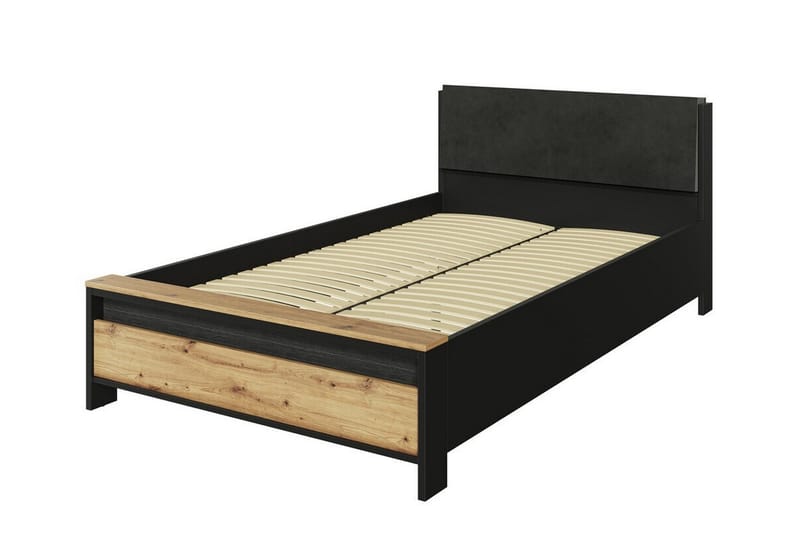 Rathmore Juniorseng 120x200 cm - Sort - Møbler - Børnemøbler - Børneseng & juniorseng
