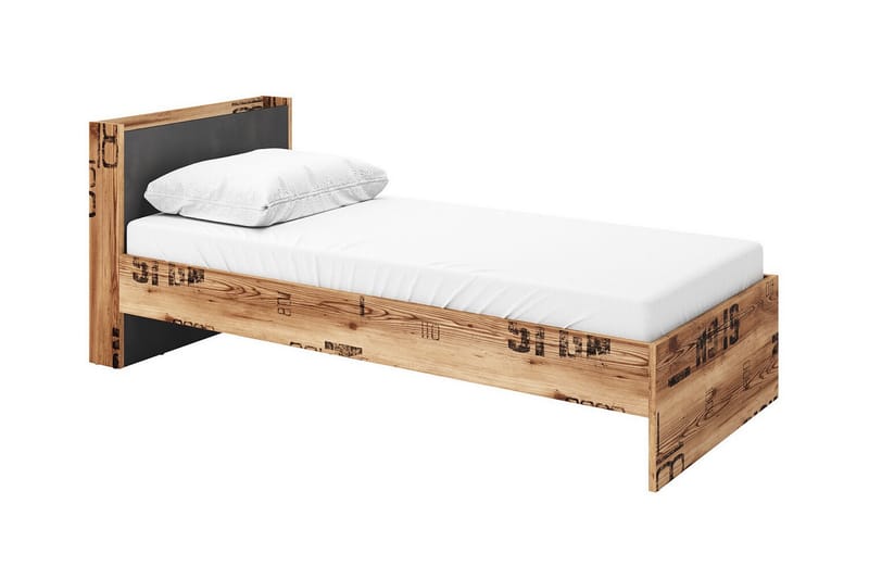Rathmore Juniorseng 90x200 cm - Grå - Møbler - Børnemøbler - Børneseng & juniorseng