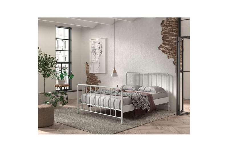 Seng Bronxx Hvid, 160 x 200 cm - Hvid, 160 x 200 cm - Møbler - Børnemøbler - Børneseng & juniorseng