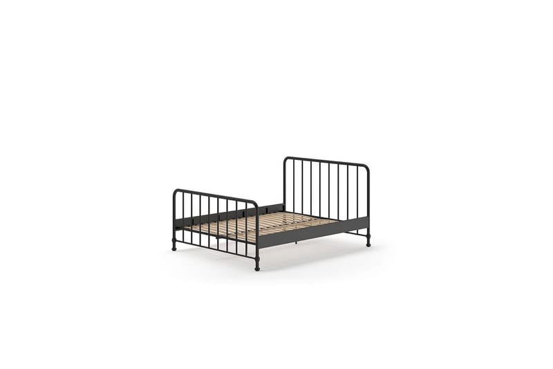 Seng Bronxx Sort, 160 x 200 cm - Sort, 160 x 200 cm - Møbler - Børnemøbler - Børneseng & juniorseng