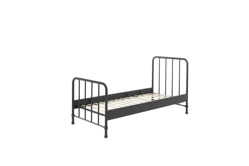 Seng Bronxx Sort, 90 x 200 cm - Sort, 90 x 200 cm - Møbler - Børnemøbler - Børneseng & juniorseng