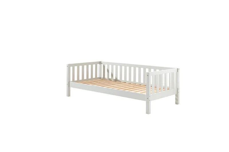 Seng Fritz med 1 skuffe Hvid - Hvid - Møbler - Børnemøbler - Børneseng & juniorseng