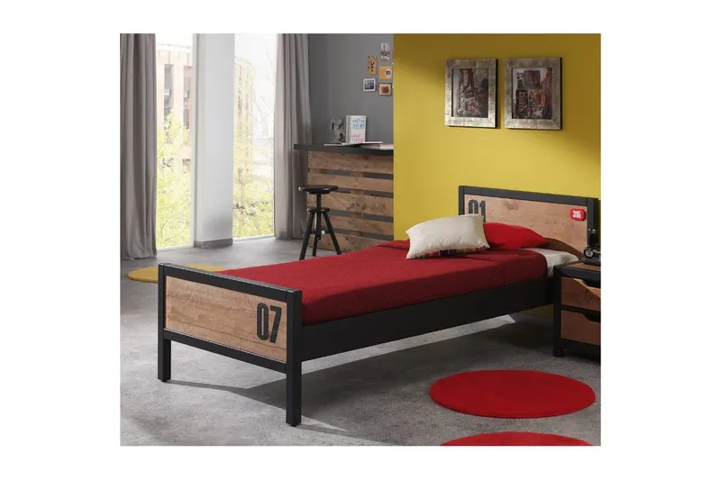 Seng med lamelbund Alex - Møbler - Børnemøbler - Børneseng & juniorseng