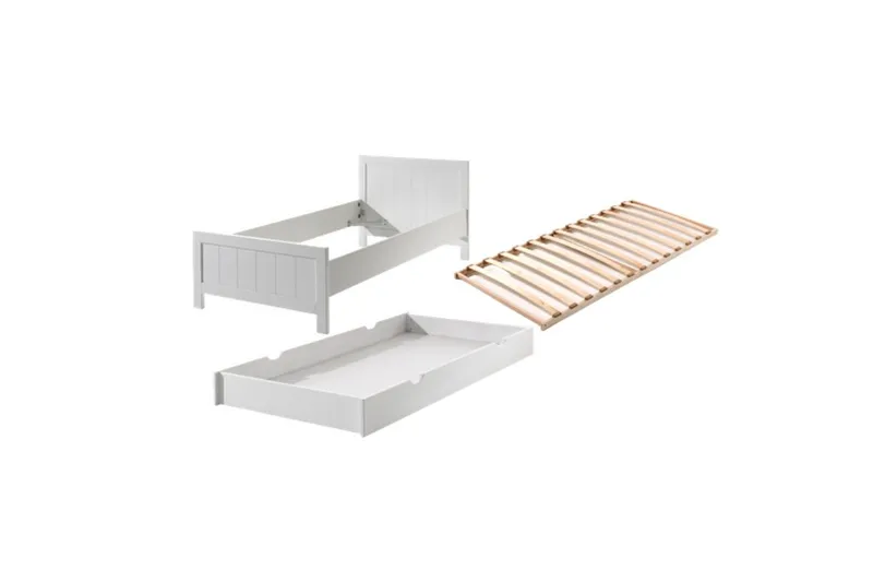 Seng med lamelbund skuffe Erik, undefined