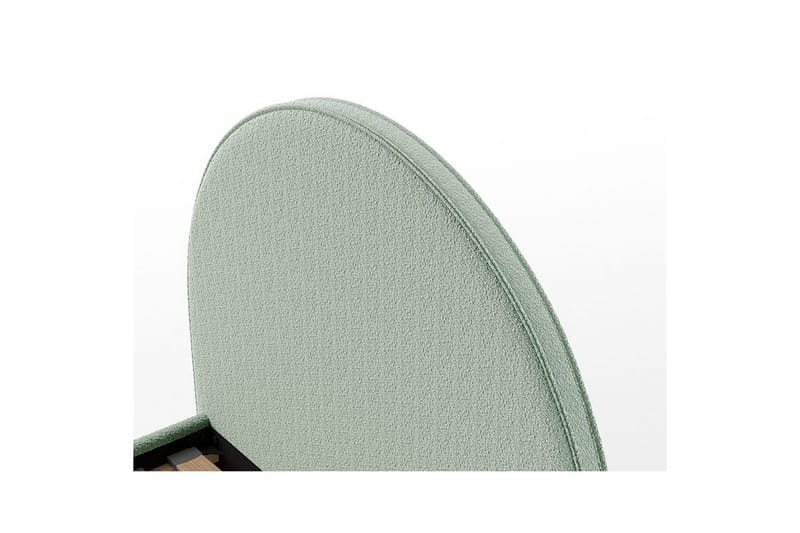 Seng med natbord Moon 90x200 cm Olivengrøn - Olivengrøn - Møbler - Børnemøbler - Børneseng & juniorseng