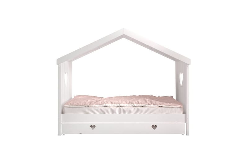 Seng med skuffe Amori Hvid - Møbler - Børnemøbler - Børneseng & juniorseng - Husseng