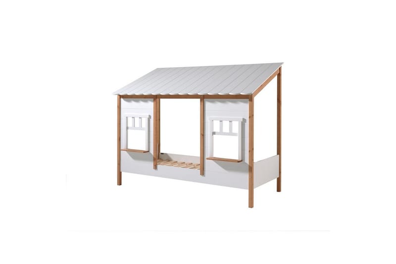 Seng med skuffe HouseBed Brun - Brun - Møbler - Børnemøbler - Børneseng & juniorseng - Husseng