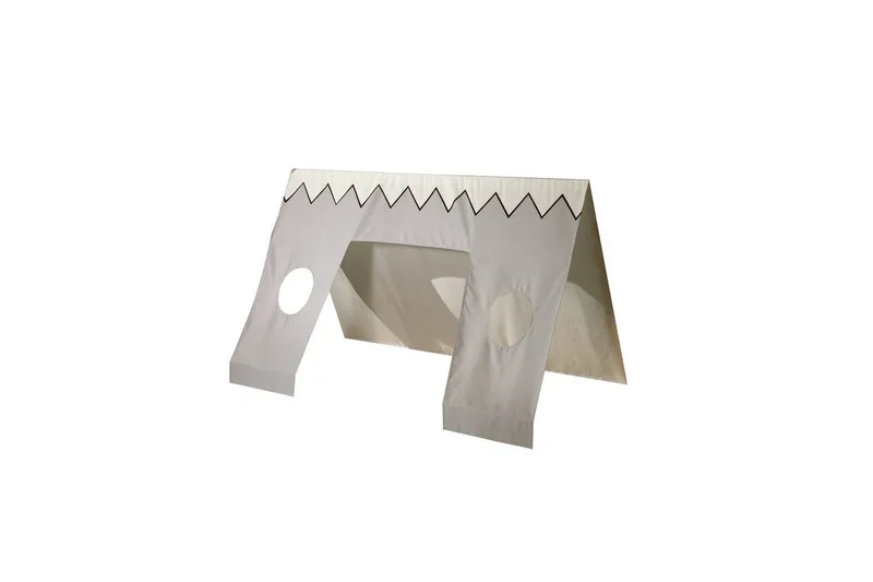 Seng med Skuffe og Tekstil Sæt Tipi Hvid - Hvid - Møbler - Børnemøbler - Børneseng & juniorseng - Husseng