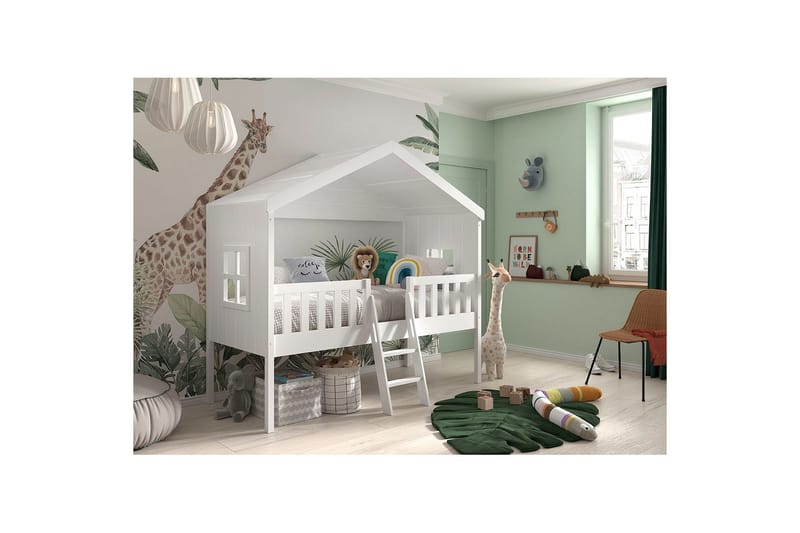 Seng med stige HouseBed - Møbler - Børnemøbler - Børneseng & juniorseng - Husseng