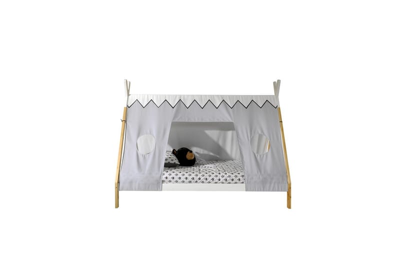 Seng med Tekstil Tipi 90x200 cm Med ben - Med ben - Møbler - Børnemøbler - Børneseng & juniorseng - Husseng