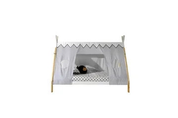 Seng med Tekstil Tipi 90x200 cm Med ben - Med ben - Møbler - Børnemøbler - Børneseng & juniorseng - Husseng