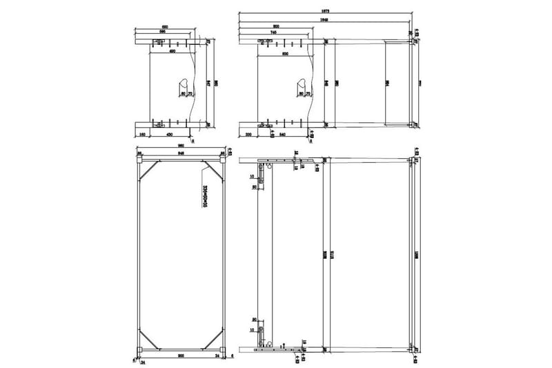 Seng med tekstilsæt skuffe Amori Hvid - Møbler - Børnemøbler - Børneseng & juniorseng