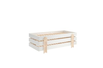 Seng Modulo med Pil Ben Hvid, 3