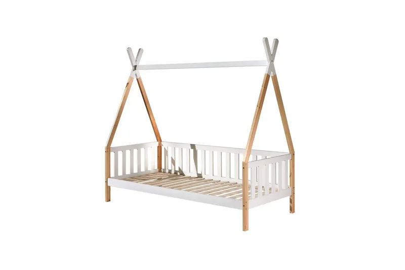 Seng Tipi 90x200 cm Med hegn, Med hegn