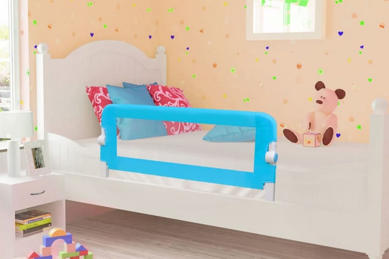 sengegelænder til barneseng 102 x 42 cm blå - Blå - Møbler - Børnemøbler - Børneseng & juniorseng