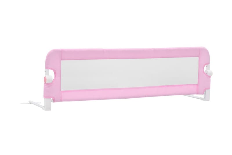 sengegelænder til barneseng 120 x 42 cm polyester pink - Lyserød - Møbler - Børnemøbler - Børneseng & juniorseng