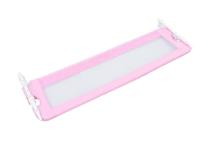 sengegelænder til barneseng 120 x 42 cm polyester pink - Lyserød - Møbler - Børnemøbler - Børneseng & juniorseng