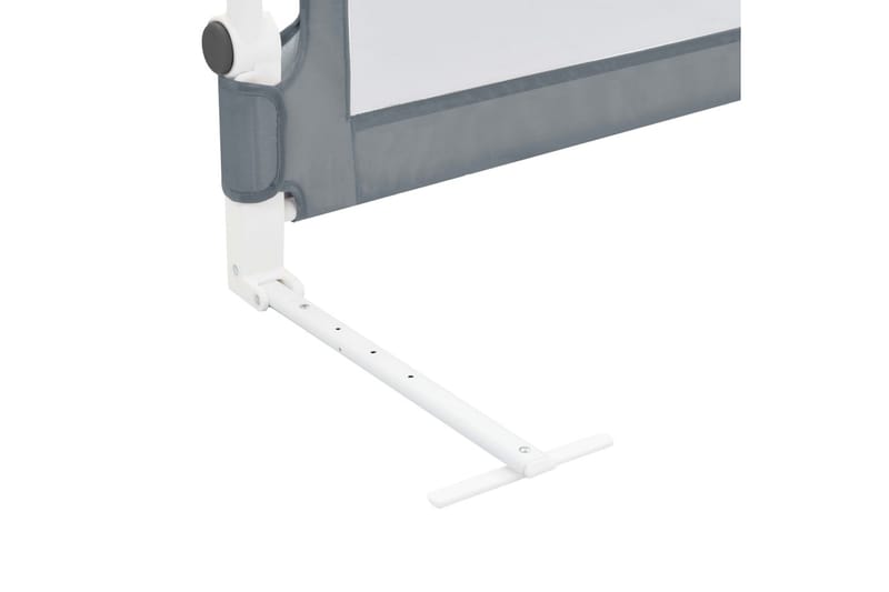 sengegelænder til barneseng 120 x 42 cm polyester grå - Grå - Møbler - Børnemøbler - Børneseng & juniorseng