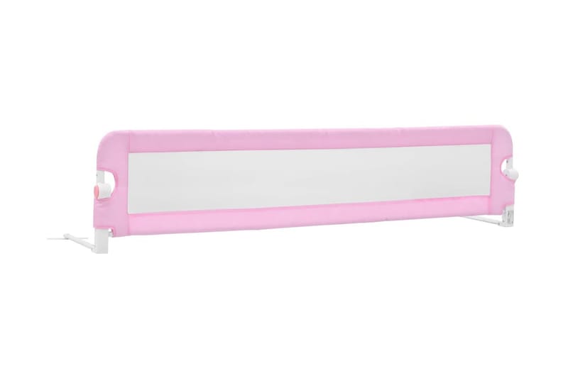 sengegelænder til barneseng 180 x 42 cm polyester pink - Lyserød - Møbler - Børnemøbler - Børneseng & juniorseng