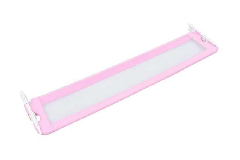 sengegelænder til barneseng 180 x 42 cm polyester pink - Lyserød - Møbler - Børnemøbler - Børneseng & juniorseng