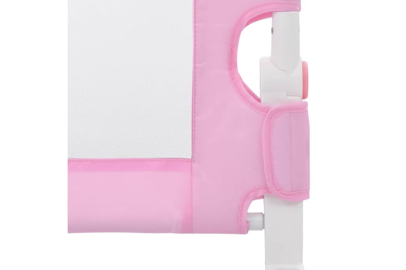 sengegelænder til barneseng 180 x 42 cm polyester pink - Lyserød - Møbler - Børnemøbler - Børneseng & juniorseng