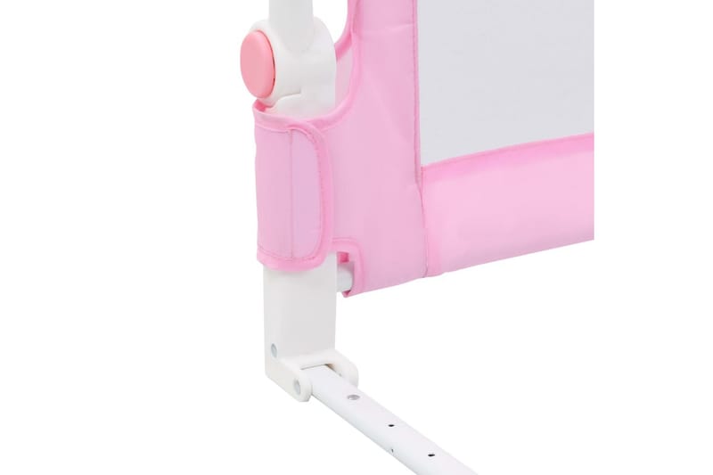 sengegelænder til barneseng 180 x 42 cm polyester pink - Lyserød - Møbler - Børnemøbler - Børneseng & juniorseng