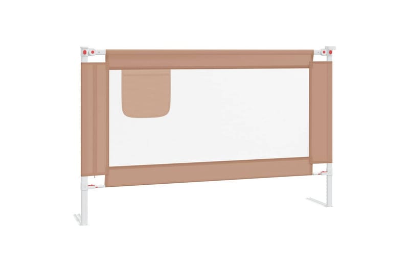 sengehest 120x25 cm stof gråbrun - Gråbrun - Møbler - Børnemøbler - Børneseng & juniorseng