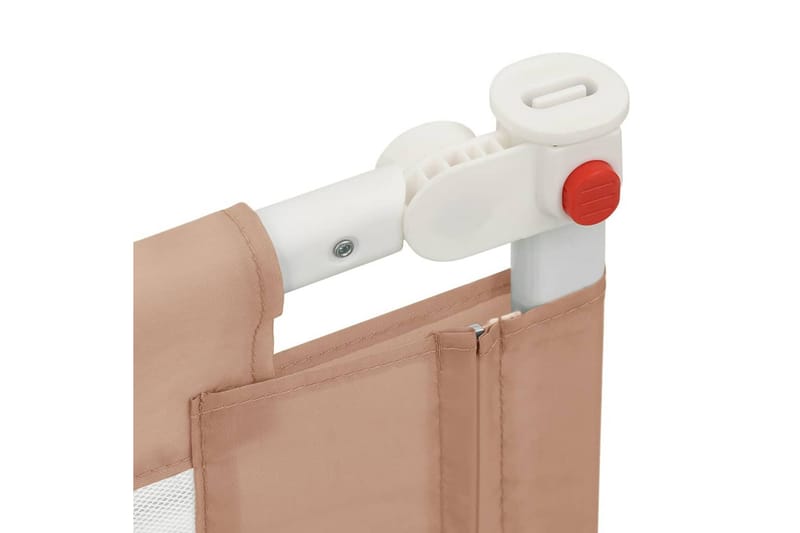 sengehest 140x25 cm stof gråbrun - Gråbrun - Møbler - Børnemøbler - Børneseng & juniorseng