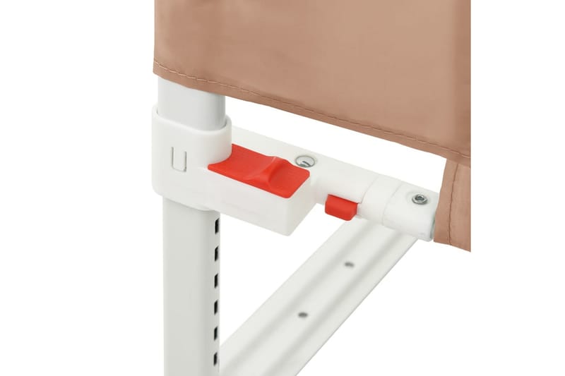 sengehest 140x25 cm stof gråbrun - Gråbrun - Møbler - Børnemøbler - Børneseng & juniorseng