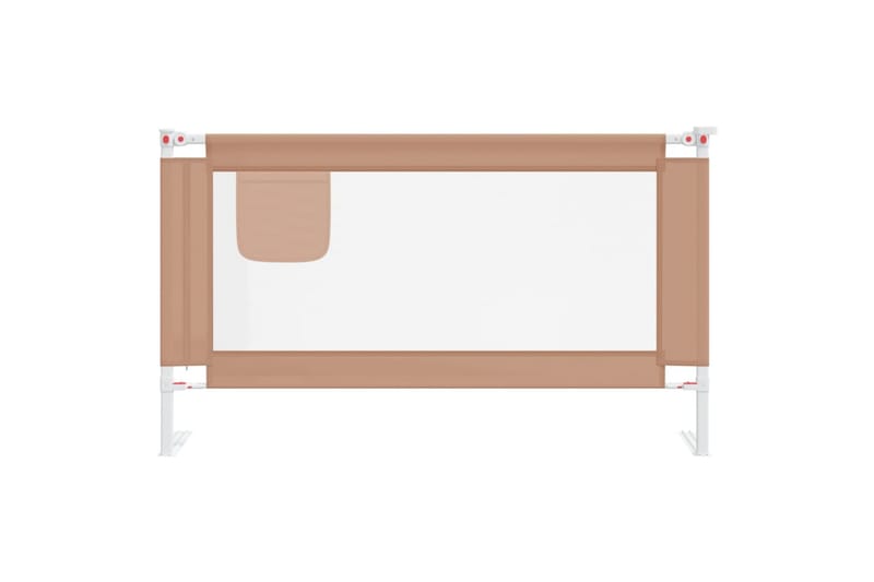 sengehest 140x25 cm stof gråbrun - Gråbrun - Møbler - Børnemøbler - Børneseng & juniorseng