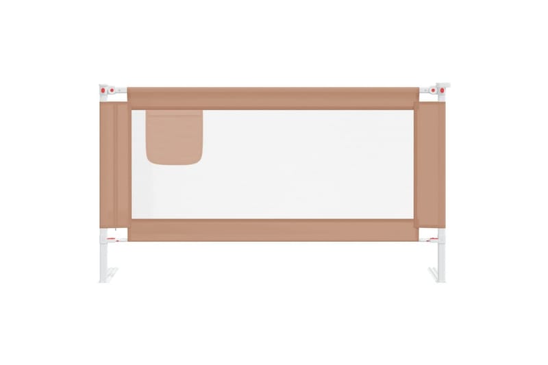 sengehest 150x25 cm stof gråbrun - Gråbrun - Møbler - Børnemøbler - Børneseng & juniorseng