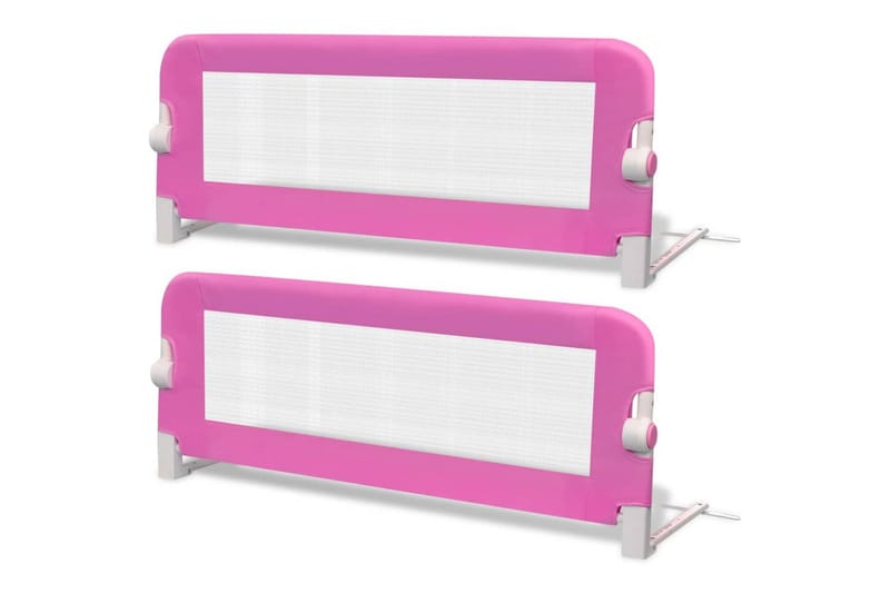 Sengehest Til Børn 2 Stk. 102 X 42 Cm Pink - Lyserød - Møbler - Børnemøbler - Børneseng & juniorseng