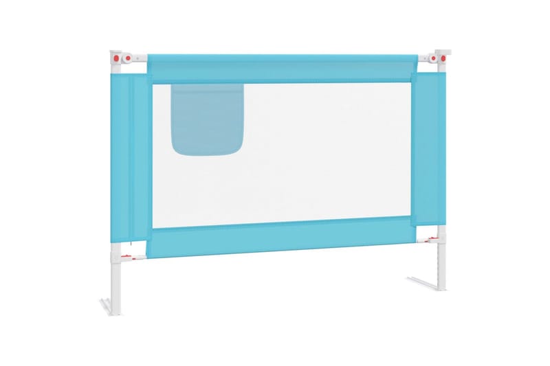 sengehest til børneseng 90x25 cm stof blå - Blå - Møbler - Børnemøbler - Børneseng & juniorseng